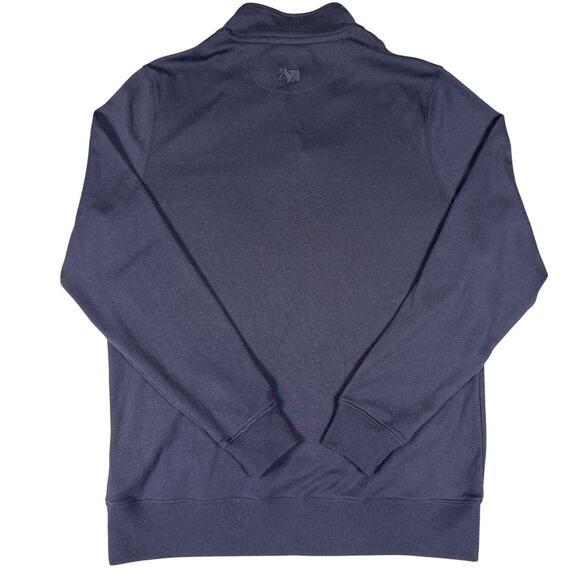 The Normal Brand Quarter Zip Sweatshirt Puremeso Weekend Mens Small Black - Picture 7 of 8